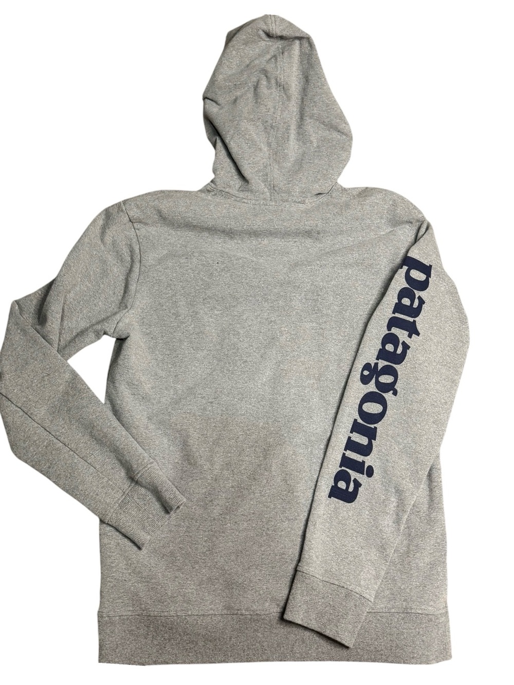 Men’s Gray and Navy Patagonia Sweatshirt - Picture 2 of 3